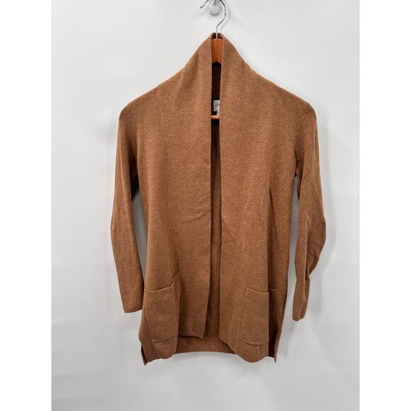 J.CREW Chelsea sweater blazer in Heather Camel BA891 // XXS Petite - Picture 2 of 8